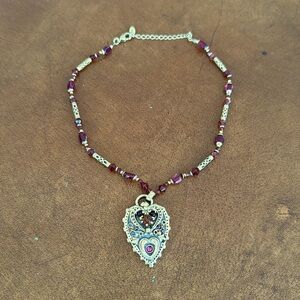 Bohemian Heart Pendant Necklacece
